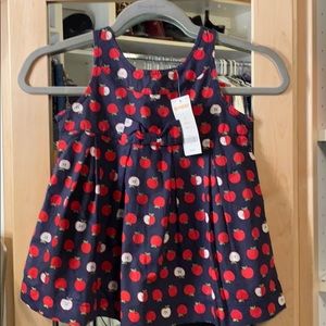 NWT Gymboree Apple top
